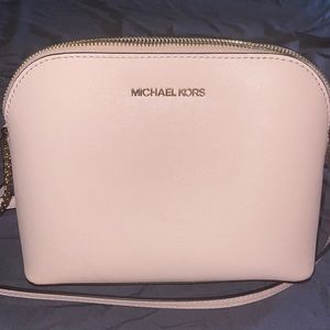 Michael Kors pink crossbody purse
